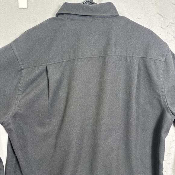 John Henry City Dressing Button Front Mens Size XL Black - Picture 8 of 10